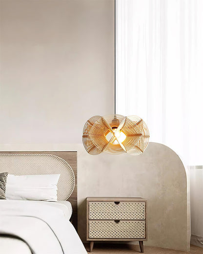 Golven Rattan Pendant Light