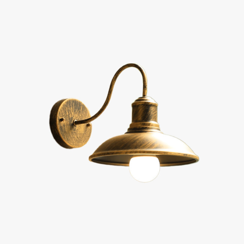 Gooseneck Outdoor Wall Lamp