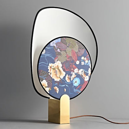 Gothic Ravens Flowers Table Lamp - Loonglight