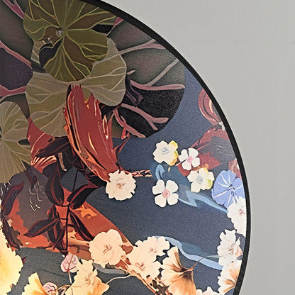 Gothic Ravens Flowers Table Lamp - Loonglight