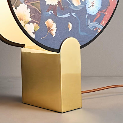 Gothic Ravens Flowers Table Lamp - Loonglight