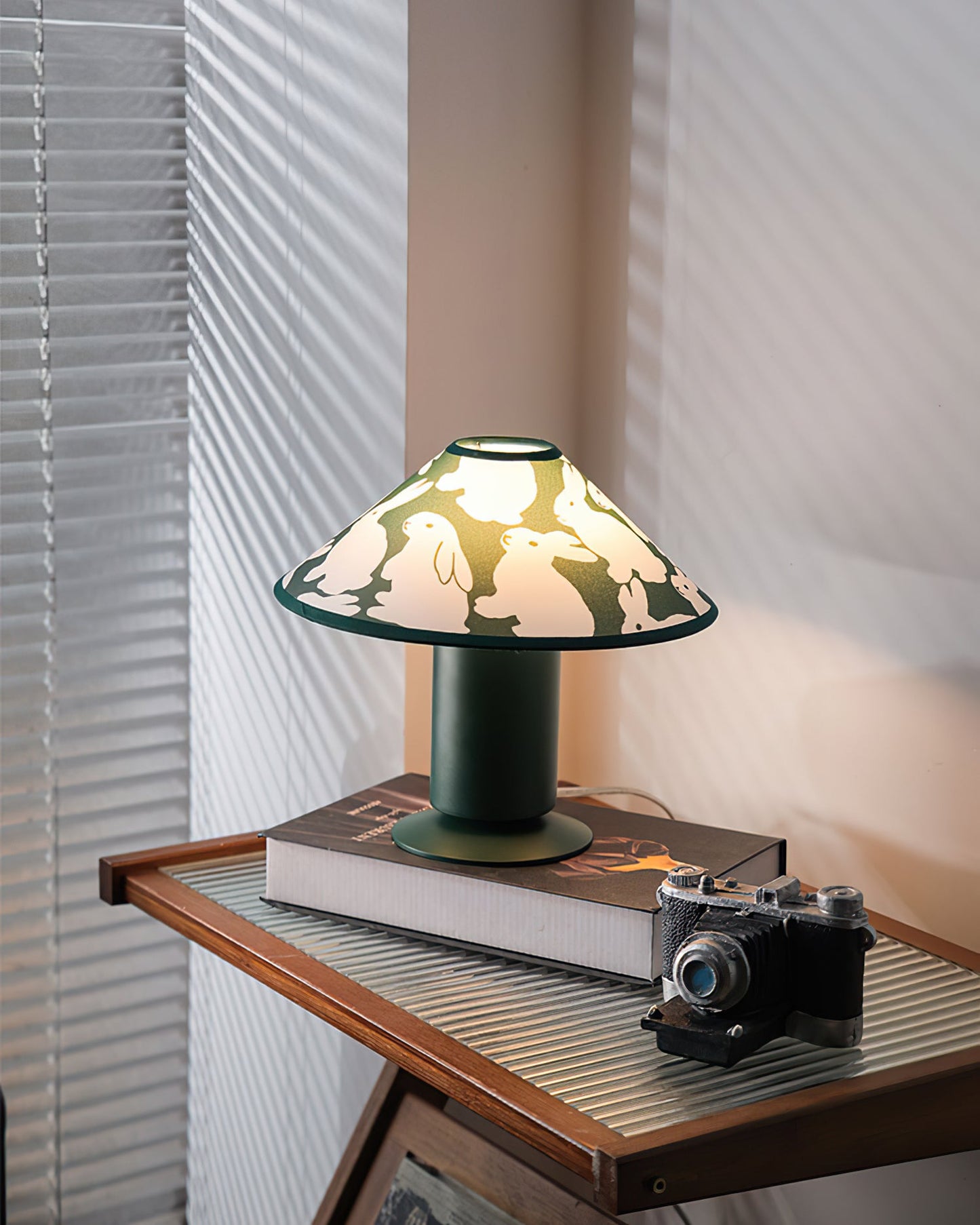 Green Canora Table Lamp - Loonglight