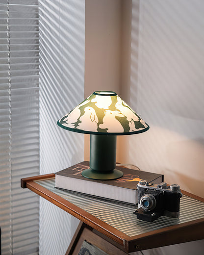 Green Canora Table Lamp - Loonglight