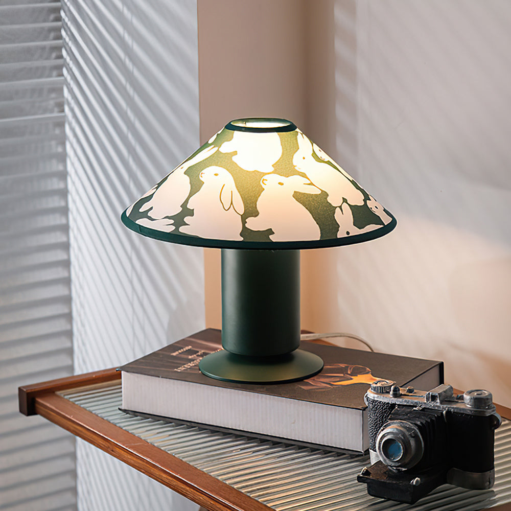 Green Canora Table Lamp - Loonglight