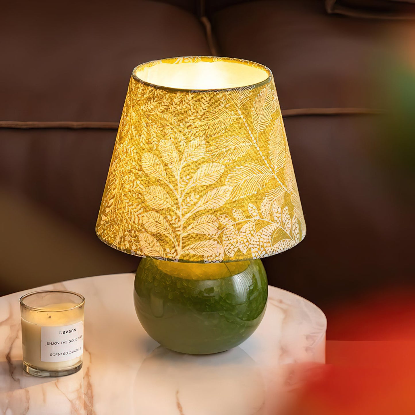 Green Litha Table Lamp - Loonglight