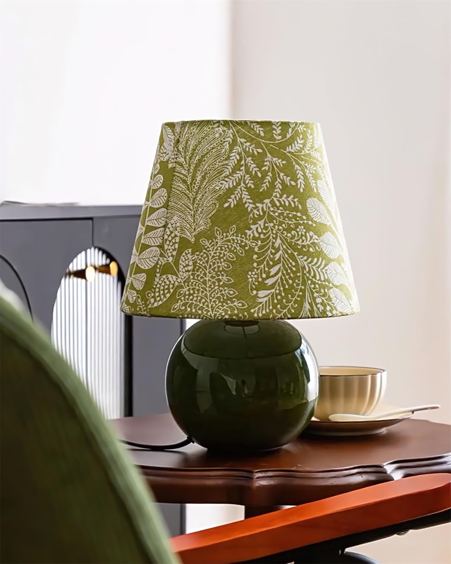 Green Litha Table Lamp - Loonglight