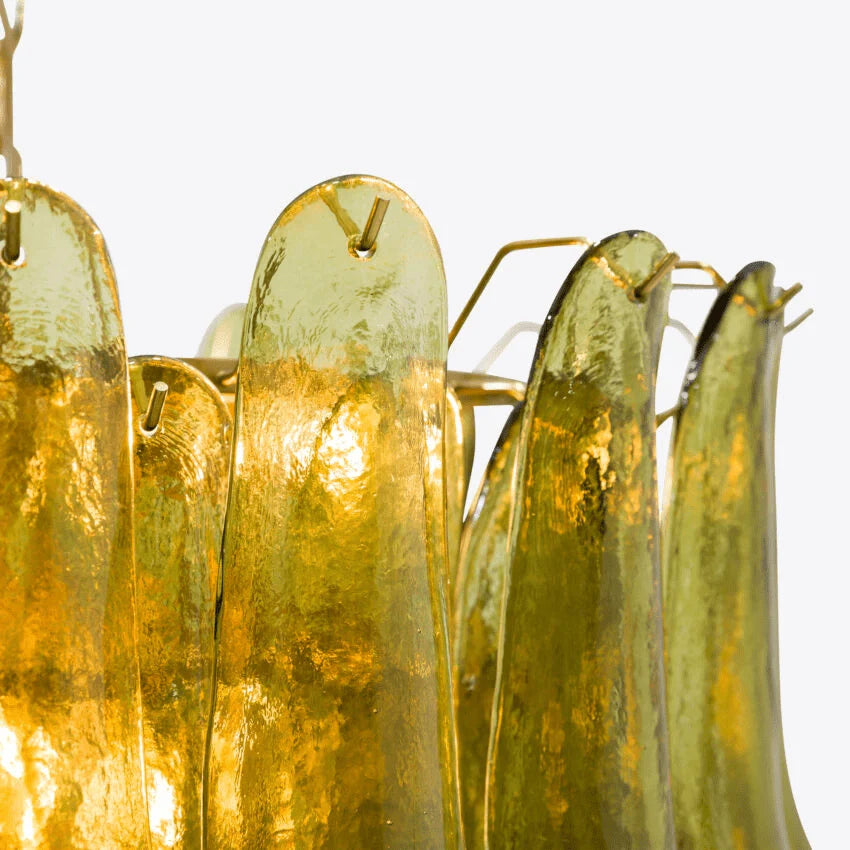 Green Petalo Chandelier - Loonglight