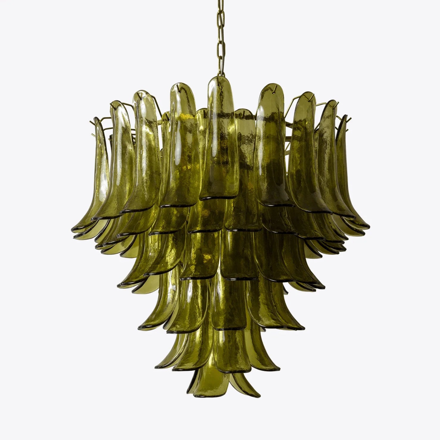 Green Petalo Chandelier - Loonglight