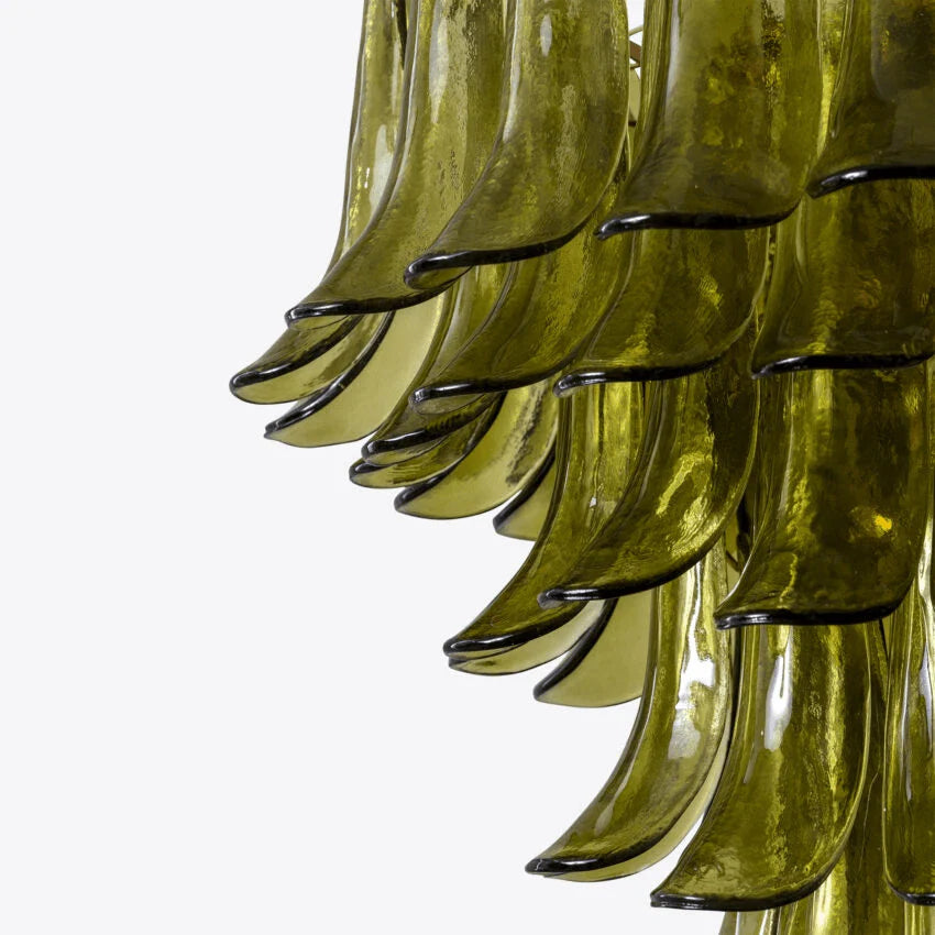 Green Petalo Chandelier - Loonglight