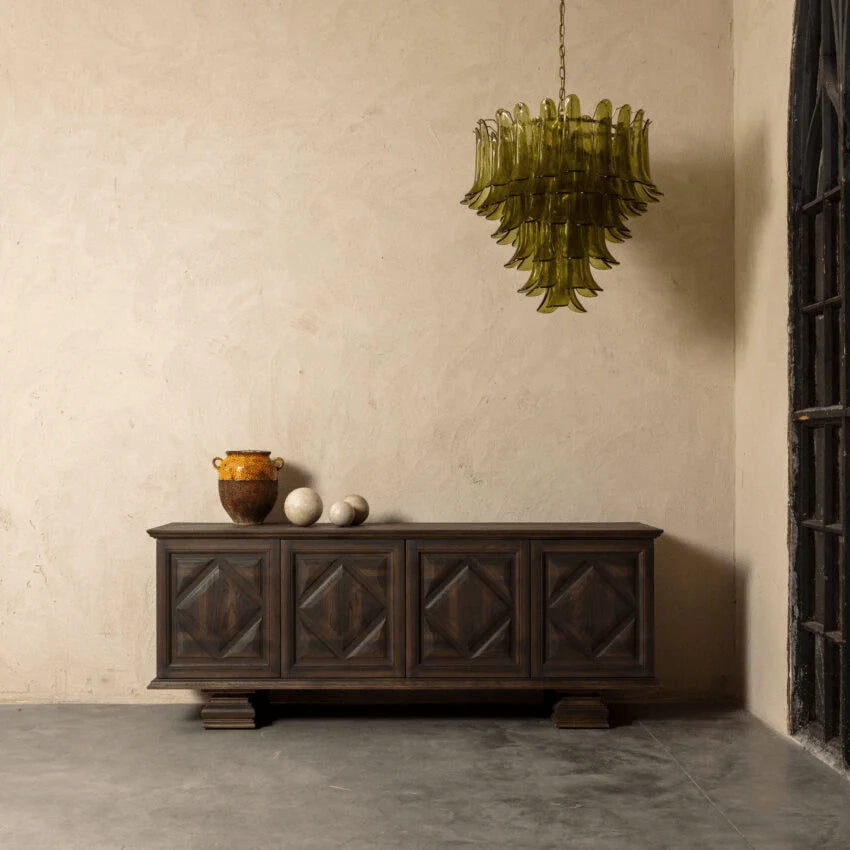 Green Petalo Chandelier - Loonglight