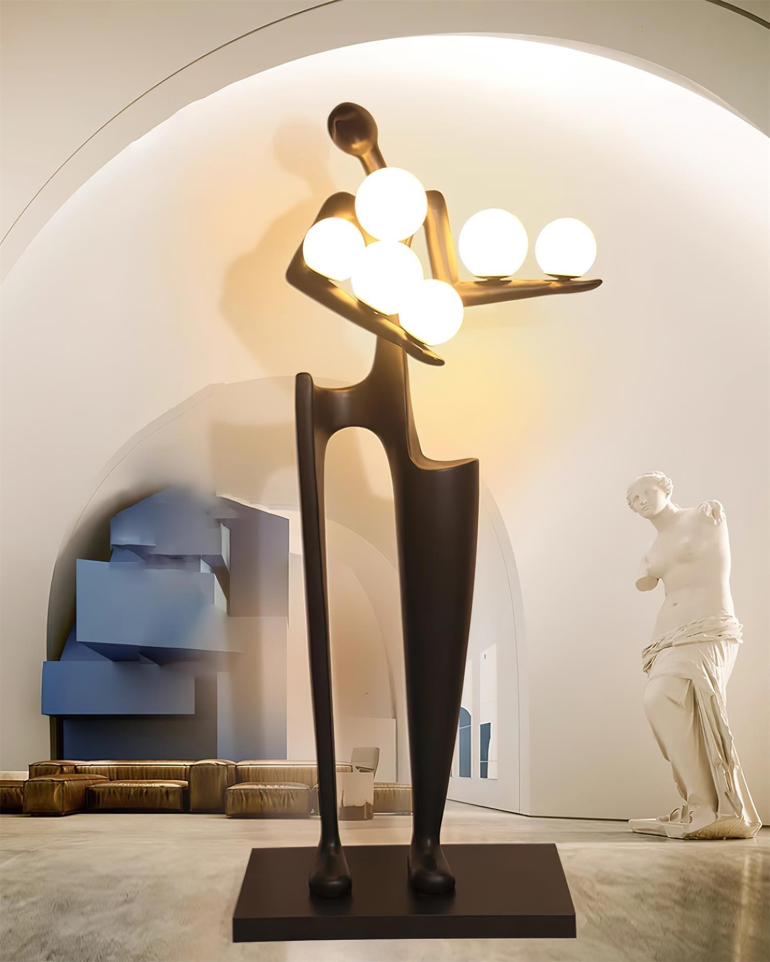 Greeter Sculpture Floor Lamp - Loonglight