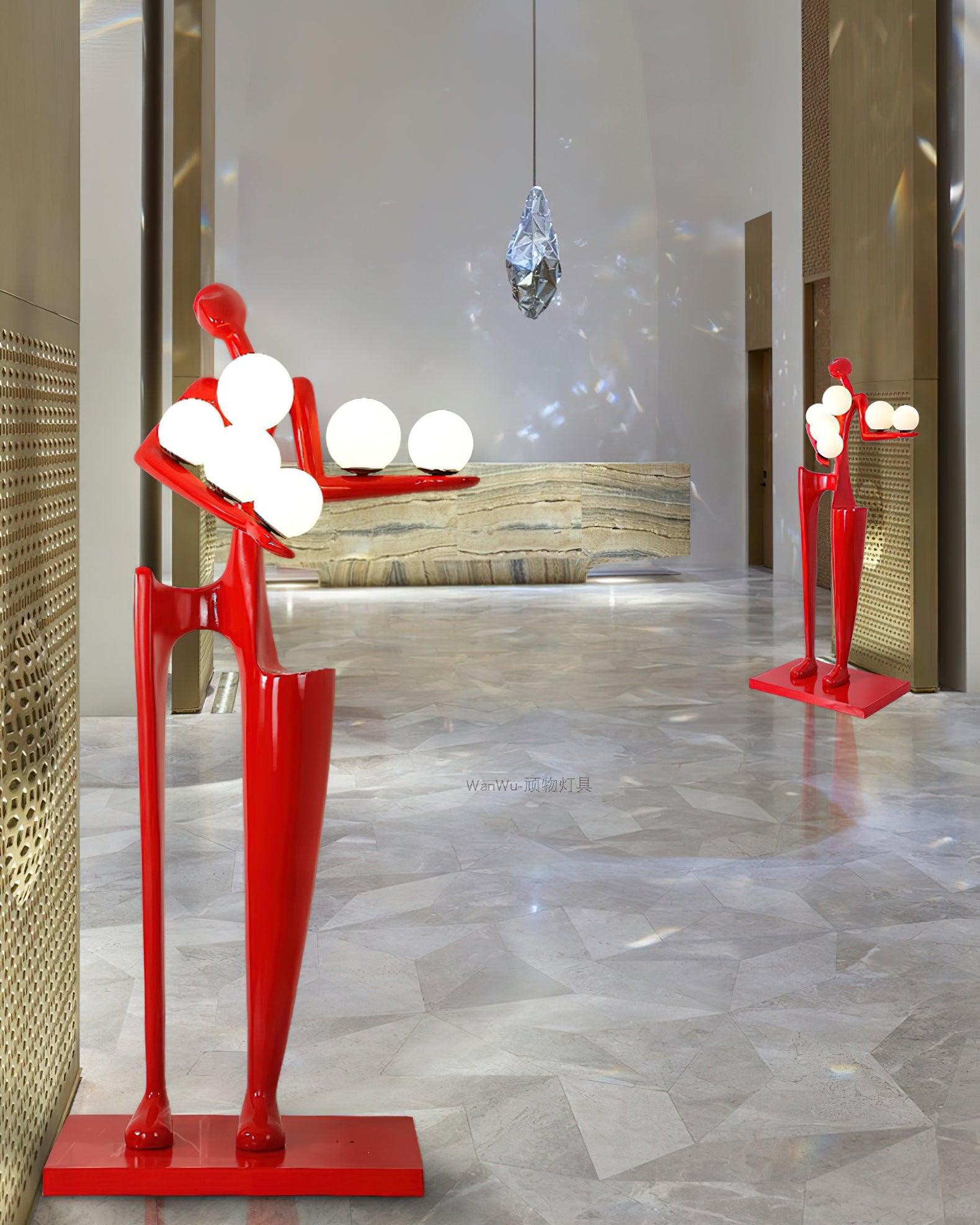 Greeter Sculpture Floor Lamp - Loonglight