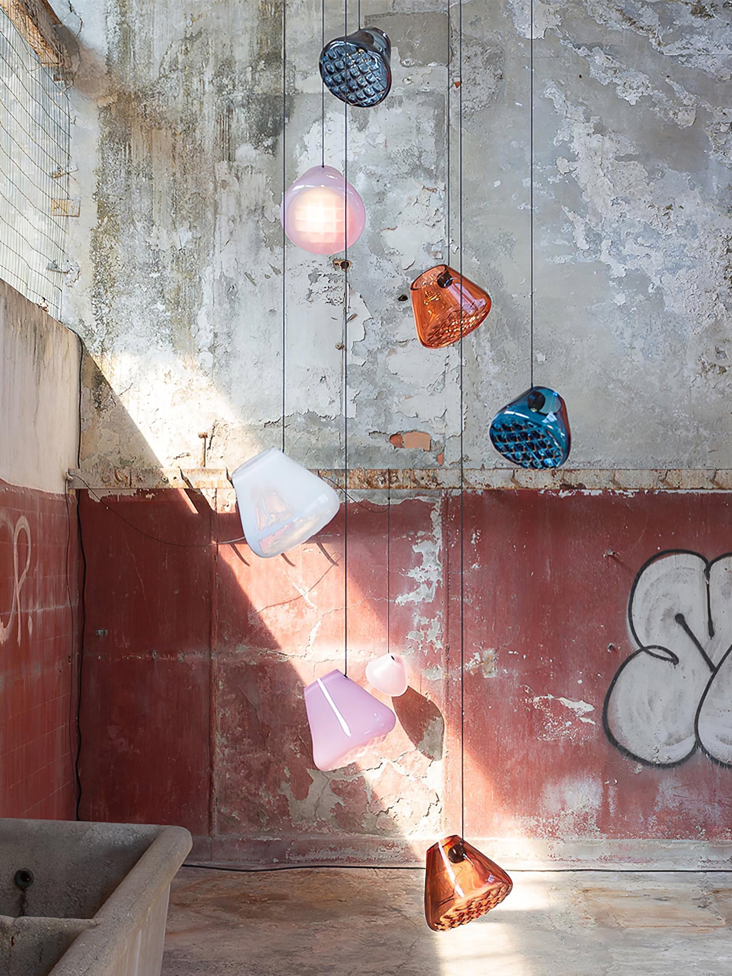 Candy Jar Glass Pendant Light - Loonglight