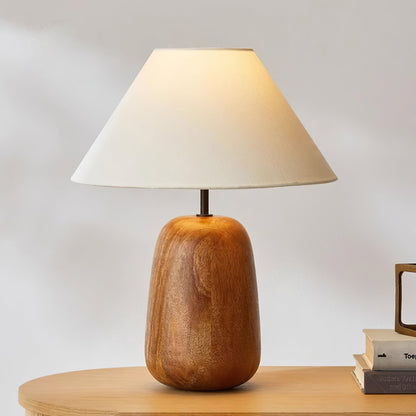 Groove Wood Table Lamp - Loonglight
