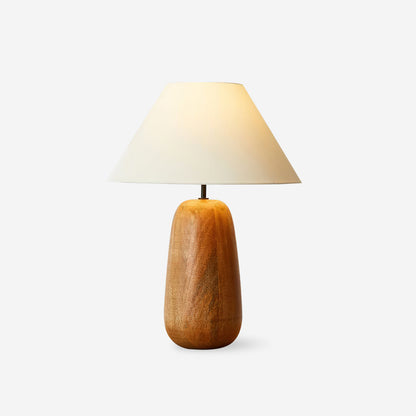 Groove Wood Table Lamp - Loonglight