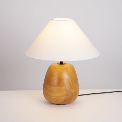 Groove Wood Table Lamp - Loonglight