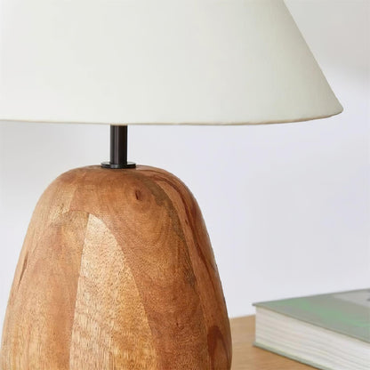 Groove Wood Table Lamp - Loonglight