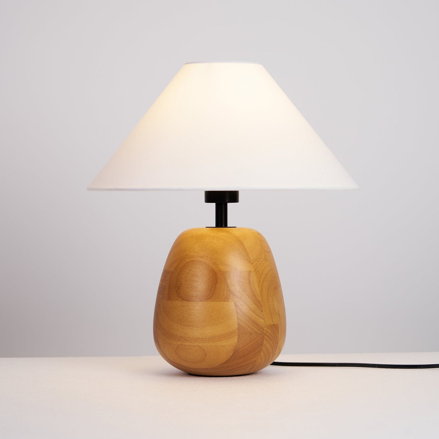 Groove Wood Table Lamp - Loonglight