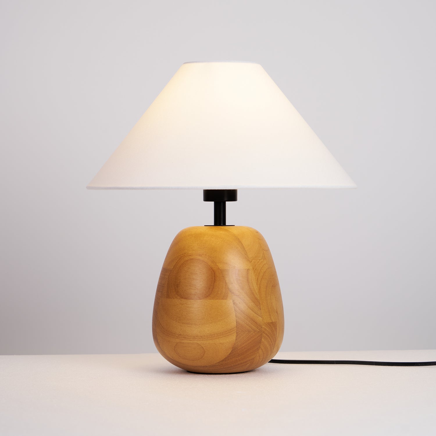 Groove Wood Table Lamp - Loonglight