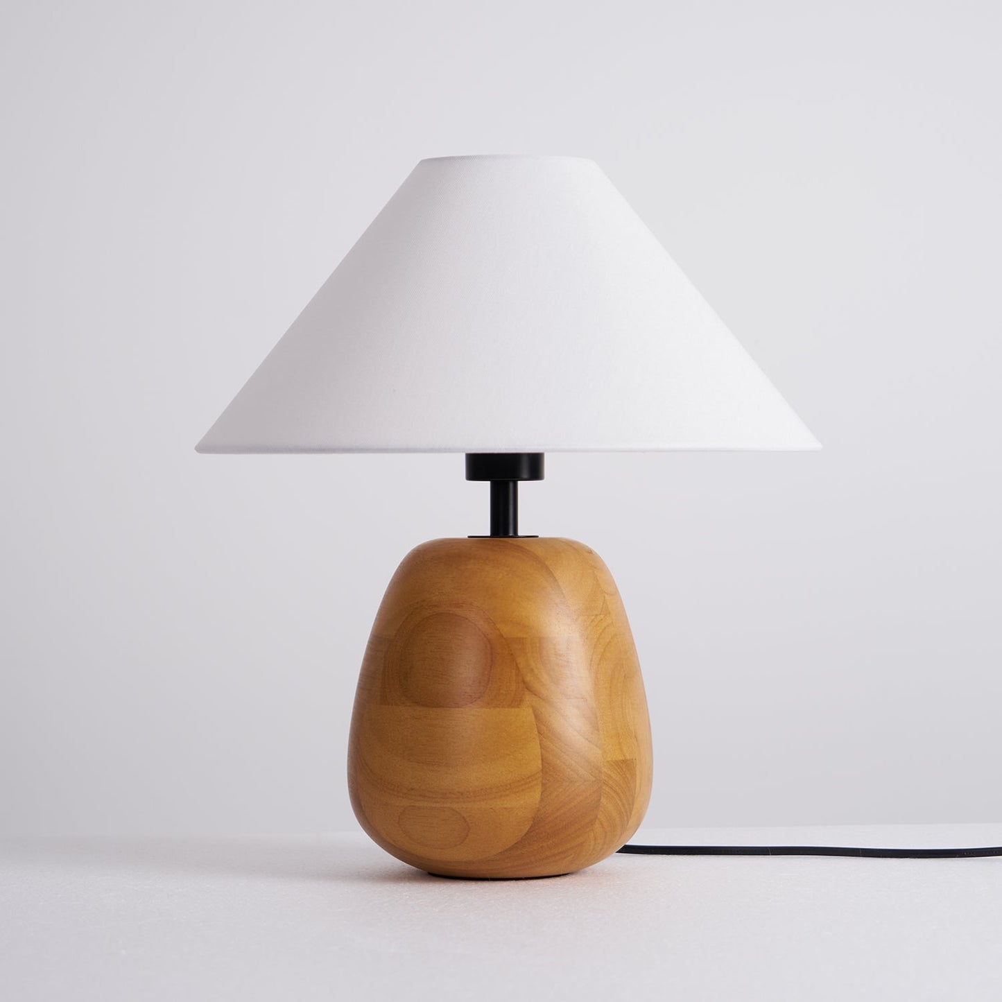 Groove Wood Table Lamp - Loonglight