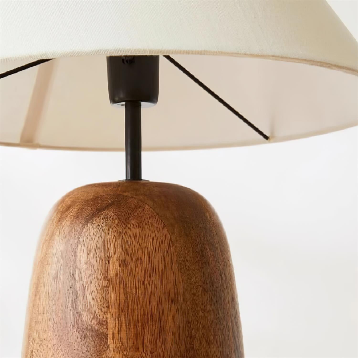 Groove Wood Table Lamp - Loonglight
