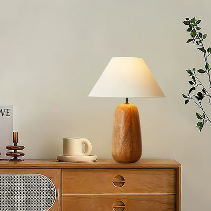 Groove Wood Table Lamp - Loonglight