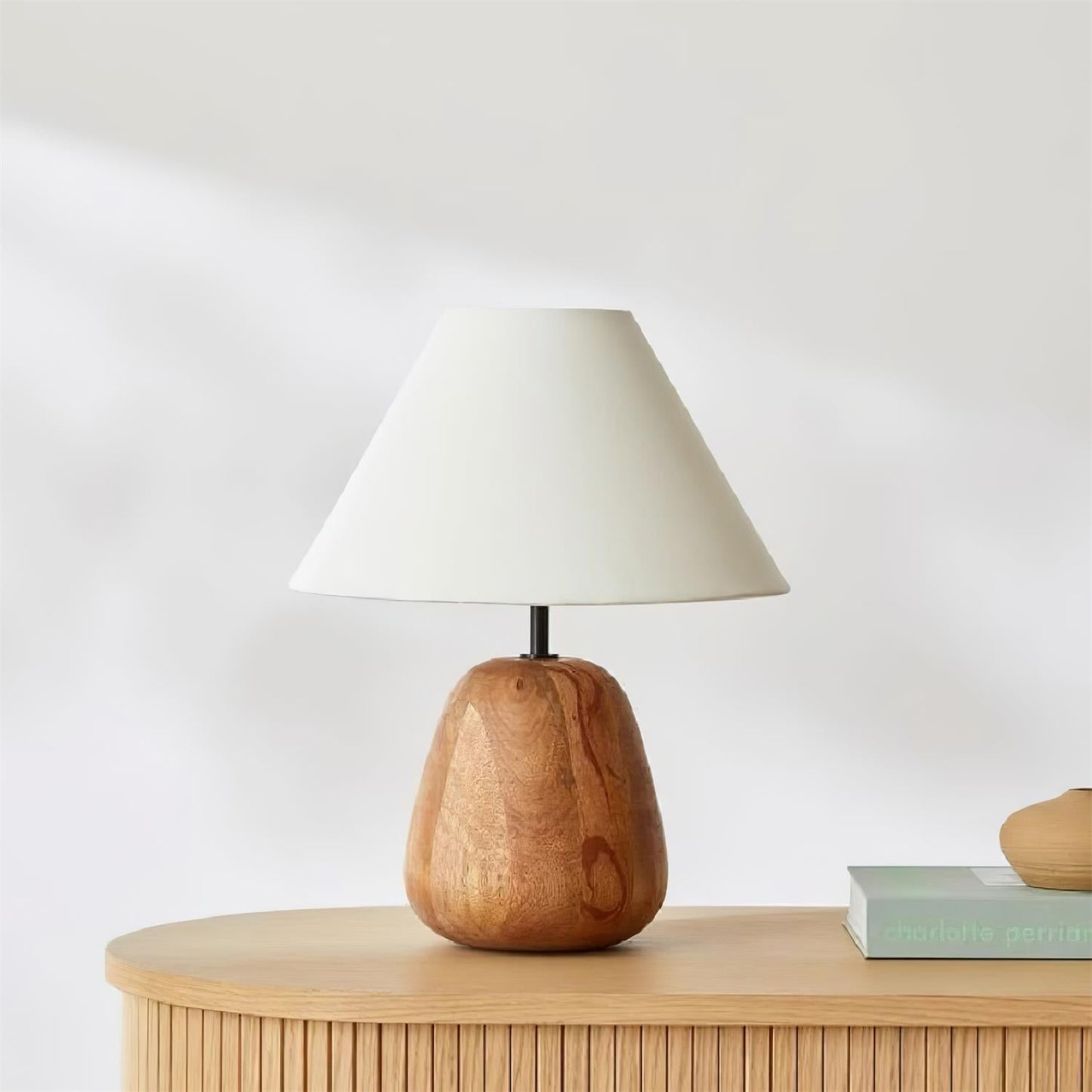 Groove Wood Table Lamp - Loonglight