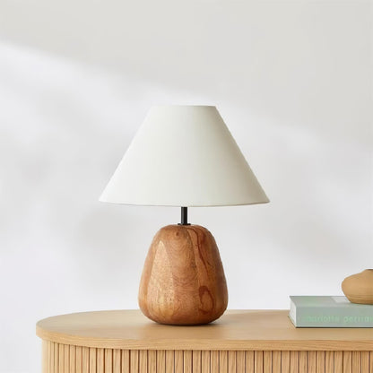 Groove Wood Table Lamp - Loonglight