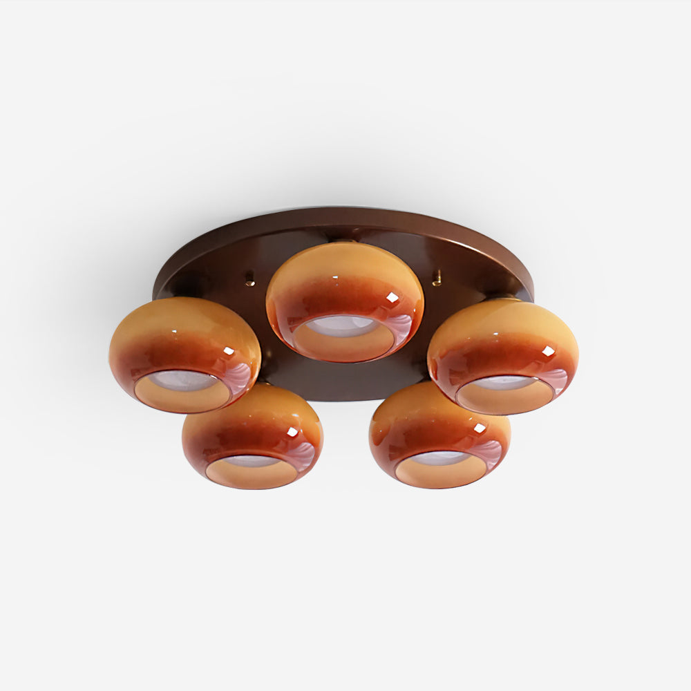 Hailie Glass Ceiling Light - Loonglight