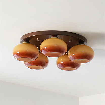 Hailie Glass Ceiling Light - Loonglight