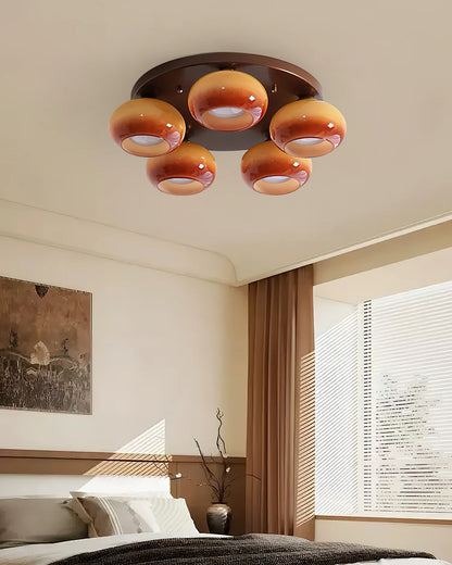 Hailie Glass Ceiling Light - Loonglight