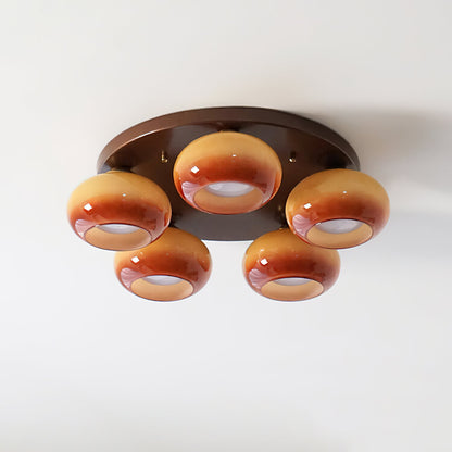 Hailie Glass Ceiling Light - Loonglight