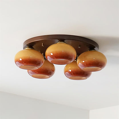 Hailie Glass Ceiling Light - Loonglight