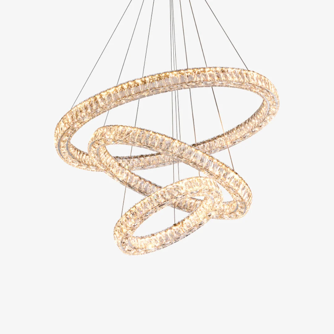 Halo Crystal Chandelier - Loonglight