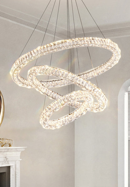 Halo Crystal Chandelier - Loonglight
