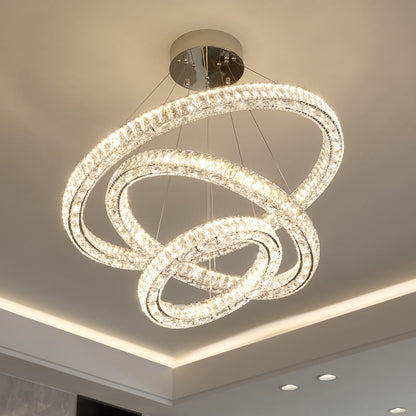 Halo Crystal Chandelier - Loonglight