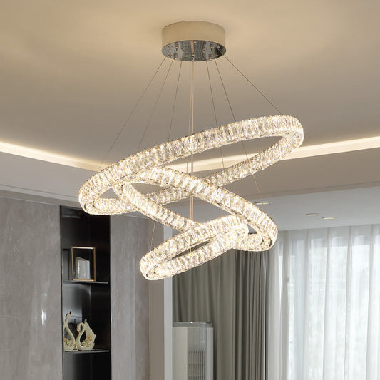 Halo Crystal Chandelier - Loonglight