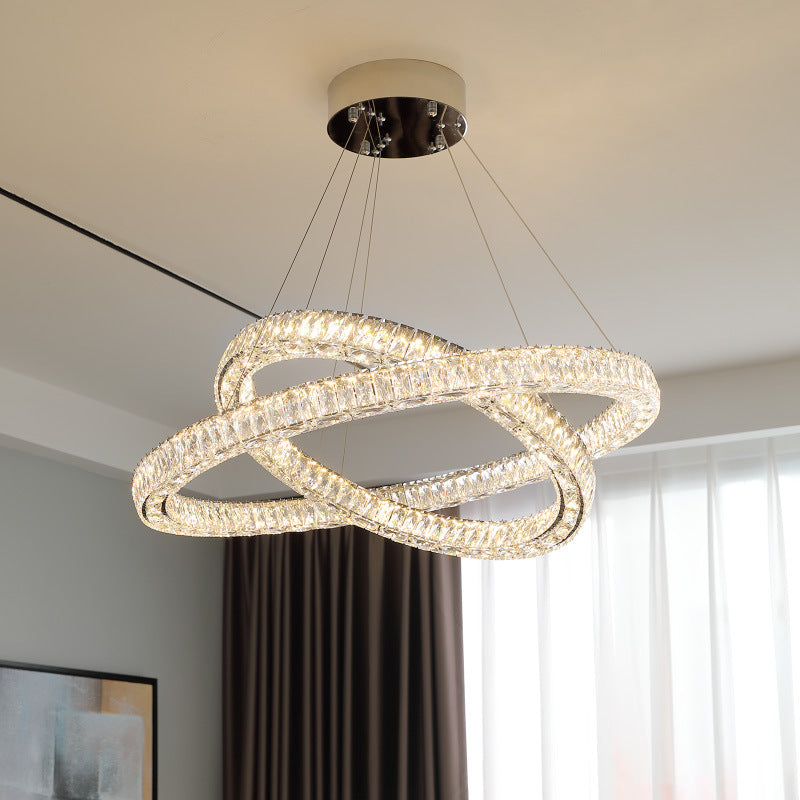 Halo Crystal Chandelier - Loonglight