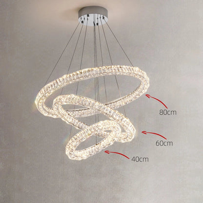 Halo Crystal Chandelier - Loonglight