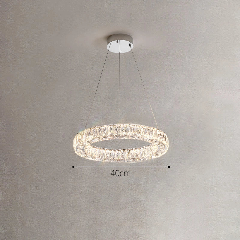 Halo Crystal Chandelier - Loonglight