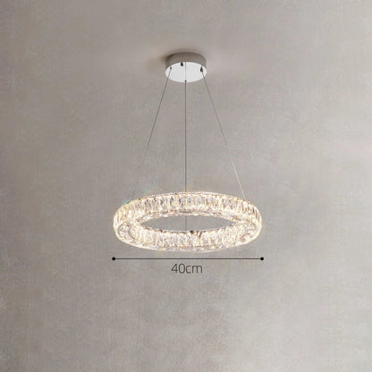 Halo Crystal Chandelier - Loonglight