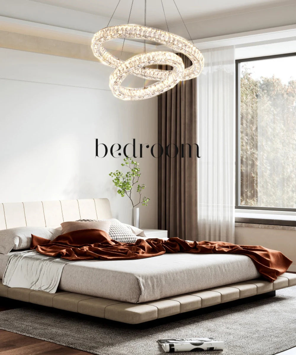 Halo Crystal Chandelier - Loonglight