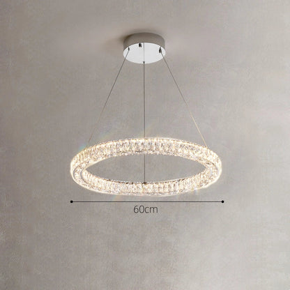 Halo Crystal Chandelier - Loonglight