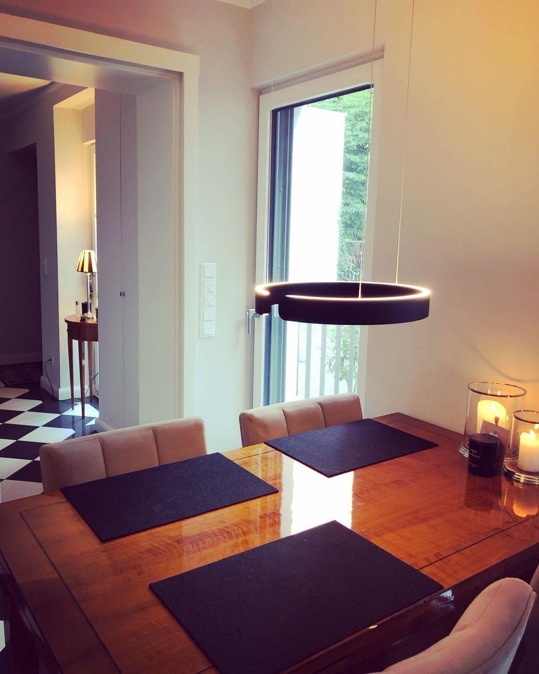 Halo C Circular Pendant Light - Loonglight