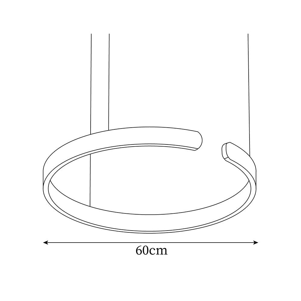 Halo C Circular Pendant Light - Loonglight