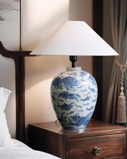 Hamlet Blue Table Lamp - Loonglight