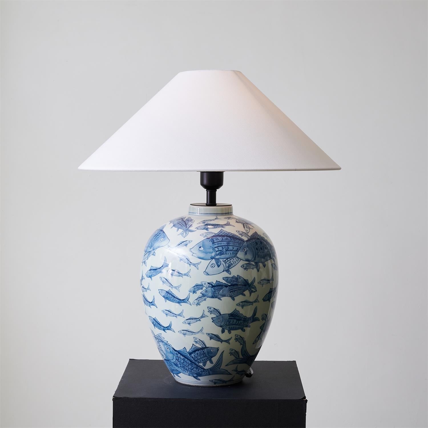 Hamlet Blue Table Lamp - Loonglight