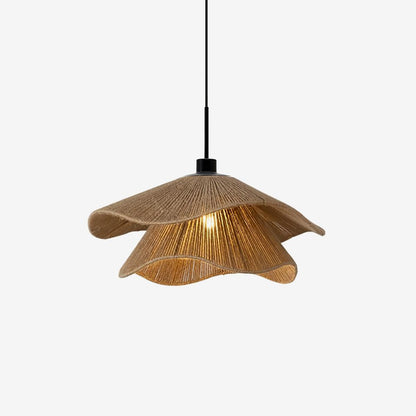 Rattan Hat Pendant Light - Loonglight