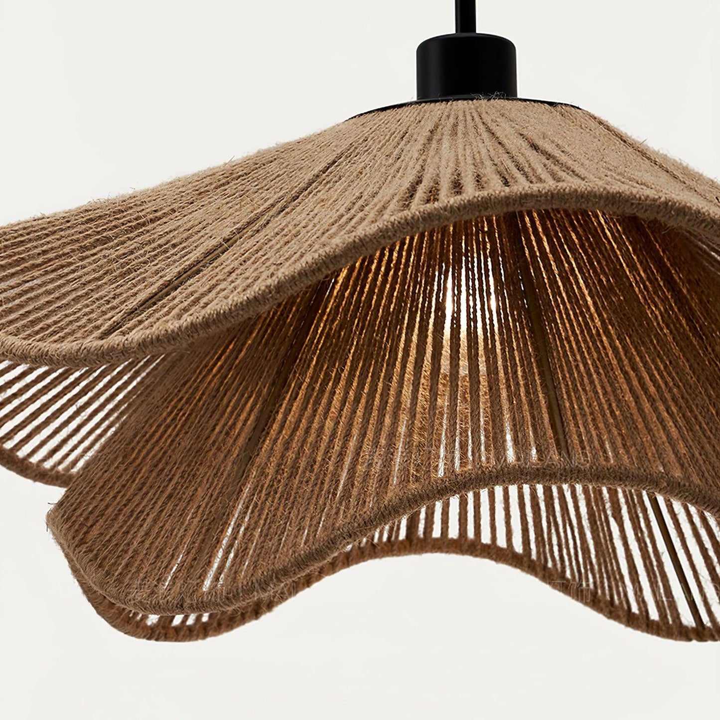 Rattan Hat Pendant Light - Loonglight