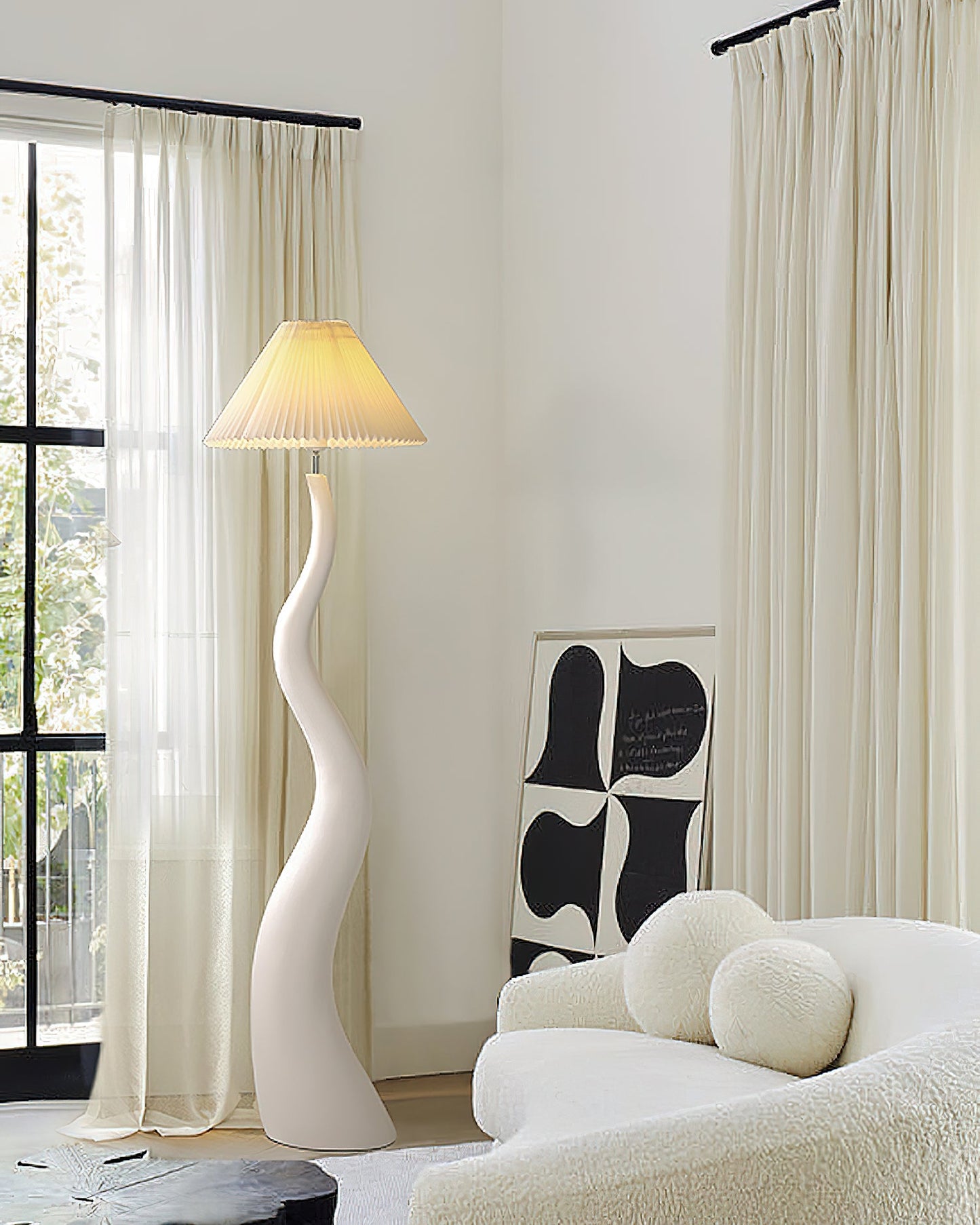 Haruki Twisted Floor Lamp - Loonglight